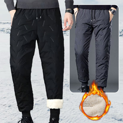 👖 60% RABATT NU! ✨ Unisex Vind- & Vattentäta Termobyxor - Foder av Fleece med Värmande Isolering för Externa Aktivitetet 🏔️❄️