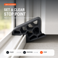 🛡️Secure Track Door Stop – säker dörrstopp, stötdämpande & minimalistisk design – perfekt för skjutdörrar, fönster och balkongdörrar ✨🏠