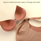 🦋 48% RABATT NU! 👙 Bygellös BH med Fjärilsbroderi – Is-silke Komfort & Lyft – Perfekt för Plus Size – Bär Hela Dagen 💕
