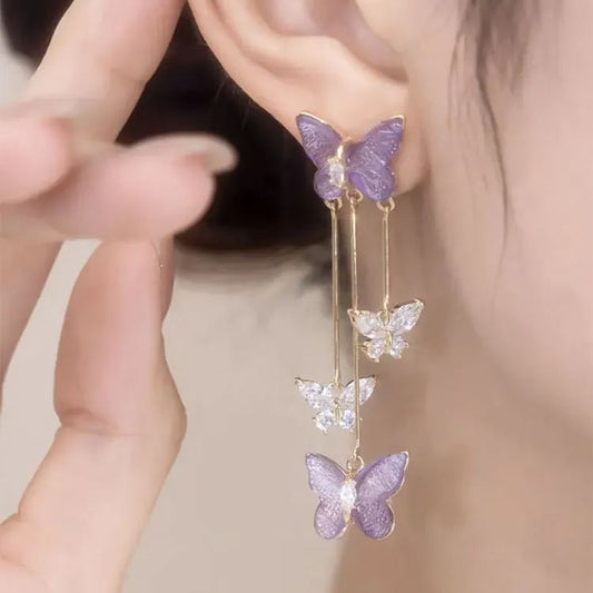🦋✨ fjärilsörhängen