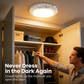 💥Stor Rea-50% Rabatt💡Uppladdningsbar Rörelsesensor Taklampa med Fjärrkontroll - Magnetisk Trådlös Taklampa Batteridrivna