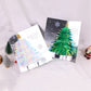 Julgran 3D Pop-Up-Kort
