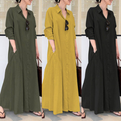 👗 50% RABATT! ✨ Lång, Enkel & Elegant Ärmlös Klänning – Slät Silhuett, Mjukt Tyg & Perfekt För En Minimalistisk Vardagslook 🌸