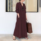 👗 50% RABATT! ✨ Lång, Enkel & Elegant Ärmlös Klänning – Slät Silhuett, Mjukt Tyg & Perfekt För En Minimalistisk Vardagslook 🌸