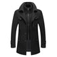 Vinterjackor för män Klassiska trenchcoats Långa trenchcoats för män Slim fit-överrockar Blandade ullvarma ytterkläder Vindjackor
