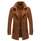Vinterjackor för män Klassiska trenchcoats Långa trenchcoats för män Slim fit-överrockar Blandade ullvarma ytterkläder Vindjackor