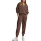 Långärmad Halvzip Sweatsuit Set