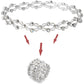 Förvandlingsbart armband med gnistrande CZ-berlock🎁 Gratis vacker ringbox✨