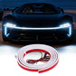 🔥【Dynamic Scan HoodBeam Kit】- 50 % RABATT! Lys upp motorhuven med hypnotiska, jämna svepande ljuseffekter! ✨🚗