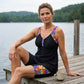 🏊‍♀️ 50% RABATT NU! 🌺 Tankini-baddräkt med Shorts – Magkontroll & Snabbtorkande – Perfekt för Semester ☀️