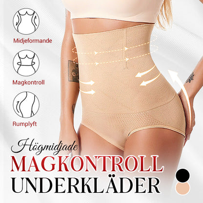 ✨ Höga Midjemodellerande "Magkontroll"-Bikinis - Stödjande Design med Vattenfast Tyger för en Perfekt Siluett 🌊💫