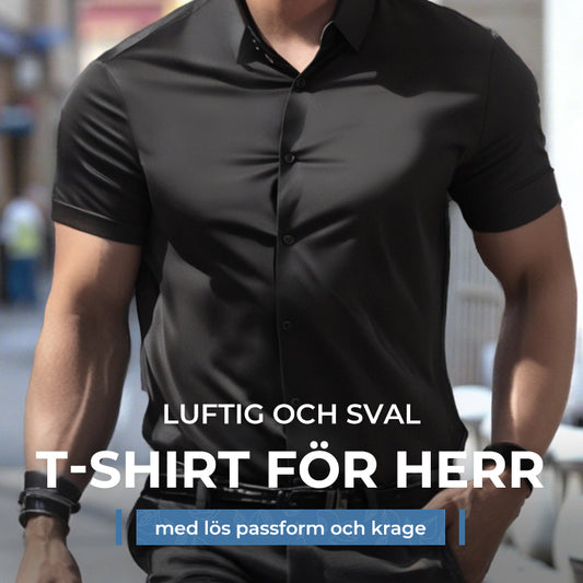 Kortärmade skjortor med fyrvägsstretch till herr