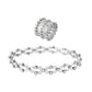 Förvandlingsbart armband med gnistrande CZ-berlock🎁 Gratis vacker ringbox✨