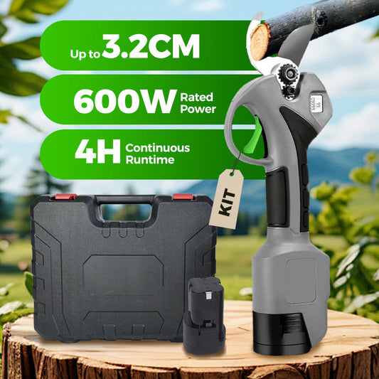 🌿✨ Kraftfull elektrisk beskärningssax för trädgården - sladdlös med batteri och laddare 🔋✂️