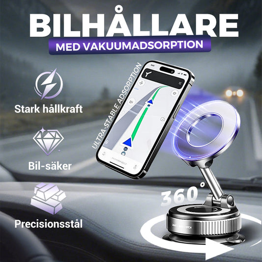 🔥Köp mer, spara mer🔄360° justerbar magnetisk telefonhållare med sugpropp📱🚗