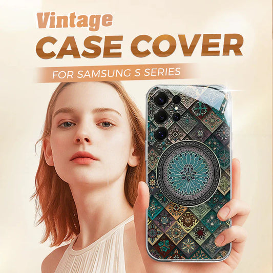 Färgglad blå lotusblomma-totemfodral för Samsung S-serien – få ett GRATIS exklusivt diamantarmband!🔥