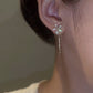 💖HET FÖRSÄLJNING 50% RABATT💖Glänsande diamantblomma örhänge Tassel