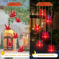 💥Rea 49% rabatt🌟Solar Cardinal vindspel ljus