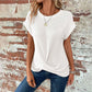👗 50 % RABATT JUST NU! 🦇 Sommar-T-shirt för damer med virkade fladdermusärmar – Boho-virkning, luftiga ärmar och lätt material – Perfekt för varma dagar och en avslappnad stil ☀️