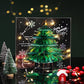 Julgran 3D Pop-Up-Kort