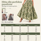 👗 50% RABATT NU! 🌸 Kvinnors V-ringad Blommönstrad Smockad Maxiklänning – Smockad Midja, Andningsbar & Mångsidig Längd ✨