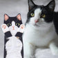 🎁 SISTA DAGENS REA - 49% RABATT✨😺 Söt Kattmönstrad Handduk🐾