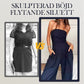 Kvinnors axelbandslös jumpsuit med fickor