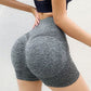 Högmidjade yogashorts med magkontroll och lyftande passform