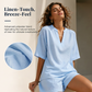 🔥 BIG CLEARANCE SALE 🔥☁️ 2026 New Arrival! 🍀Women's Casual V-Neck Two-Piece Short Set