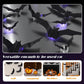 🦇 50% RABATT! 🎃 3D LED-Fladdermöss Halloween-Dekoration – Lila Ljus, Hängande & Väggklistrad – Kuslig Atmosfär för Hem & Fest 🌙