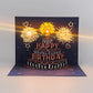🔥Beste gave 49% RABATT🎁Fyrverkeri pop-up kake med lys og musikk, bursdagskort gave