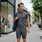 🏆SISTA DAGEN 50% REA🔥Herr Casual Kortärmad Shorts Set