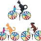 Katt på Cykel med Vindvindsnurra