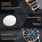 🔥Nyhet 50 % RABATT🎁⌚ HERRWATERPROOF KVARTSUr - DIN ÄVENTYRSKOMPIS! 🌊