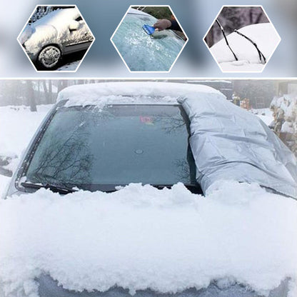 ❄️☀️ 52% RABATT! Snö- och frostskydd för vindrutan med spegelskydd - redo att köra i alla väder!