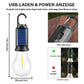 Utomhuscamping Hängande Typ-C Laddning Retro Glödlampa Belysning Dekoration