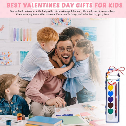 💖Valentinsdagens heta rea🎨 16-färgars Vattenfärgsset + 3 Maleseprar