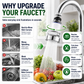 🚰 50 % RABATT NU! 💧 360° kranfilter – uppfriskande, praktisk & stänkfri – perfekt för kök och badrum 🏠