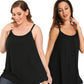 Lös Passform Tanktop med Inbyggd BH