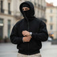 Ninja-hoodie med dragkedja för män och kvinnor