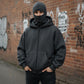 Ninja-hoodie med dragkedja för män och kvinnor