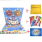 🔥Beste gave 49% RABATT🎁Fyrverkeri pop-up kake med lys og musikk, bursdagskort gave