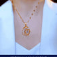Halsband med elegant och delikat halvmåne för kvinnor