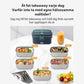 🍱 50 % RABATT NU! 🔥 Bärbar elektrisk matlåda för matvärmare – 1,8 L, rostfritt stål & inbyggda bestick 🥢