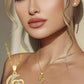 Halsband med elegant och delikat halvmåne för kvinnor