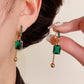 💎 50% RABATT NU! 🕰️ Vintage Syntetisk Diamant Clip-On Hängörhängen – Elegant Dangle, Geometrisk Design & Säker Passform – Ingen Piercing Behövs ✨