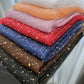 Huvudscarf med glitterdekor för kvinnor