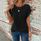 👗 50 % RABATT JUST NU! 🦇 Sommar-T-shirt för damer med virkade fladdermusärmar – Boho-virkning, luftiga ärmar och lätt material – Perfekt för varma dagar och en avslappnad stil ☀️
