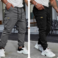 👖50 % RABATT🏃 Arbetsbyxor i fleece | Dragsko i midjan · Slitstarkt polyester · Avsmalnande ben · Flera fickor
