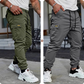 👖50 % RABATT🏃 Arbetsbyxor i fleece | Dragsko i midjan · Slitstarkt polyester · Avsmalnande ben · Flera fickor